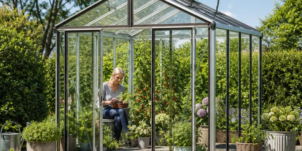 Gewächshäuser aus Glas Gewächshäuser aus Glas