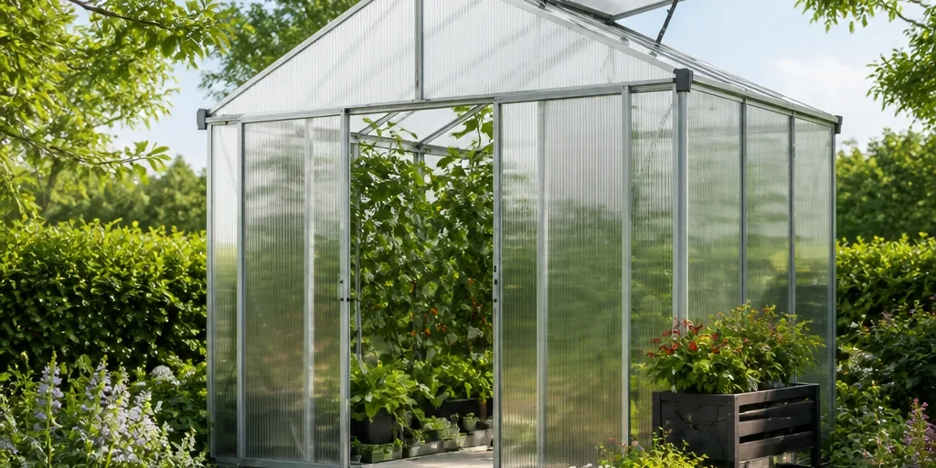 Gewächshäuser aus Polycarbonat Gewächshäuser aus Polycarbonat