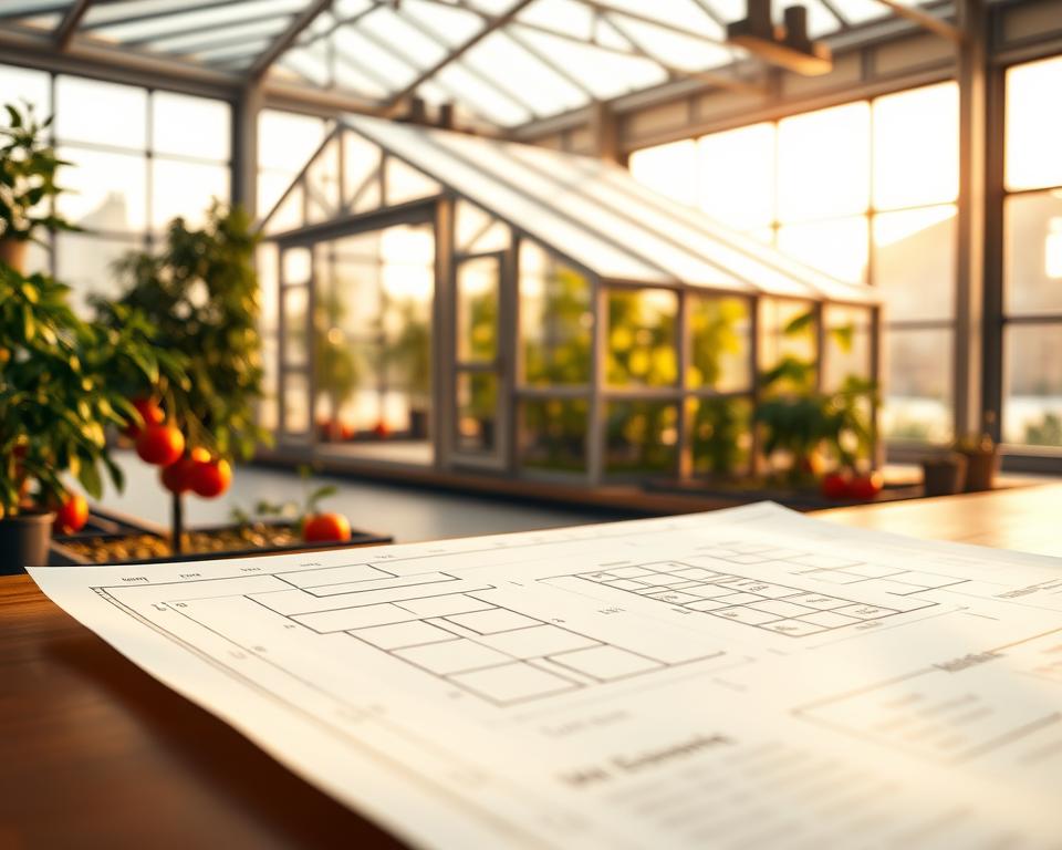 Gewächshausgröße planen