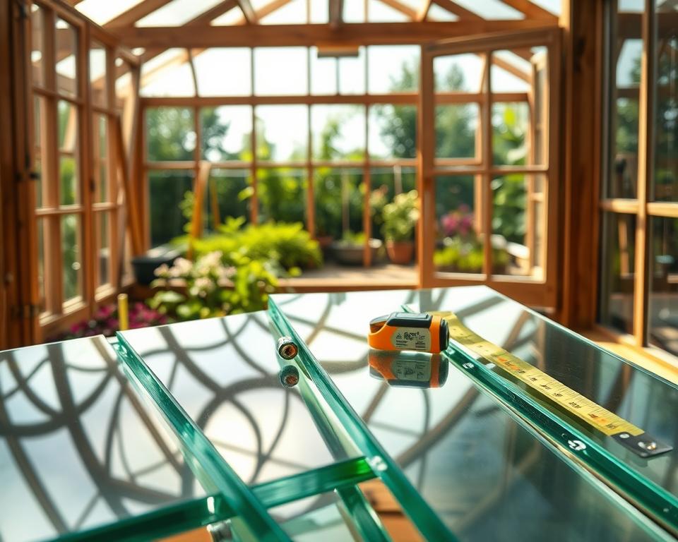 Materialien für Gewächshaus Rahmen und Verglasung Materialien für Gewächshaus Rahmen und Verglasung