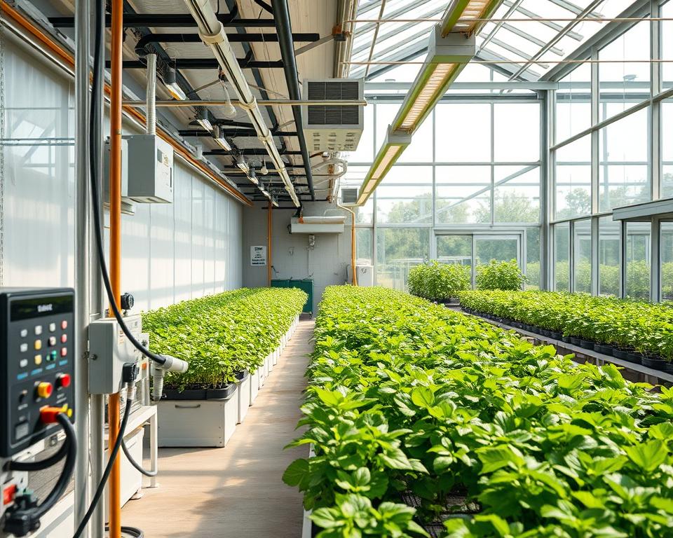 Technische Ausstattung für Gewächshaus planen