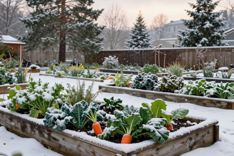 Warum ist ausgerechnet das Hochbeet ideal für Gemüse im Winter?