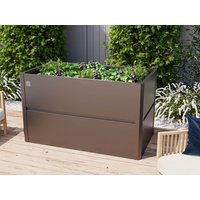 Hochtbeet aus Stahl 150x85x77 cm,  mit Frühbeet erhältlich, Hochbeet Bausatz, Hochbeet Metall, Hochbeet selber bauen