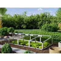 Hochwertiger Frühbeetkasten aus langlebigen, umweltfreundlichen Materialien – gewährleistet sicheren Schutz vor Witterungseinflüssen und bietet perfekte Wachstumsbedingungen das ganze Jahr. Ideal für Gartenliebhaber, die Wert auf eine robuste und wartungs