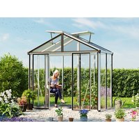 GFP 263 x 138 cm Gewächshaus, Pulverbeschichtet Anthrazit, RAL 7016 | ohne Setangebot - (GFPV00692)