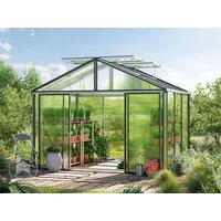 GFP 311 x 235 cm Gewächshaus, Standardfarbe Aluminium Natur | Aktionsset - Profi 2 - (GFPV00207)