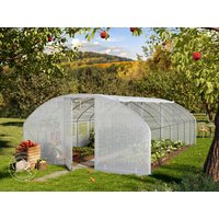 TOOLPORT 4x6m Foliengewächshaus, PE-Plane, weiß - (8999)