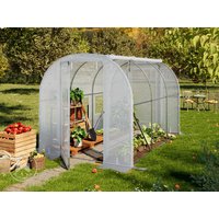 TOOLPORT 2x3m Foliengewächshaus, PE-Plane, weiß - (8995)