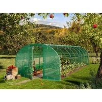 TOOLPORT 3x8m Foliengewächshaus, PE-Plane, grün - (8991)