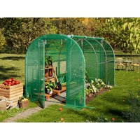TOOLPORT 2x3m Foliengewächshaus, PE-Plane, grün - (8988)