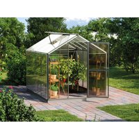 Gewächshaus 192x256 cm, Tomatenhaus 6 od. 8 mm, Tomatengewächshaus , kleines Gewächshaus, Glashaus, Gewächshaus Glas