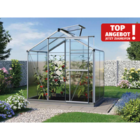 Gewächshaus 192x131 cm, Tomatenhaus 6 od. 8 mm, Tomatengewächshaus , kleines Gewächshaus, Glashaus, Gewächshaus Glas