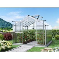 Gewächshaus 256x317 cm, Tomatenhaus 6 od. 8 mm, Tomatengewächshaus , kleines Gewächshaus, Glashaus, Gewächshaus Glas