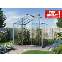 Gewächshaus 192x192 cm, Tomatenhaus 6 mm, Tomatengewächshaus , kleines Gewächshaus, Glashaus, Gewächshaus Glas