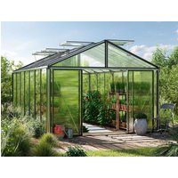 Gewächshaus ASTERIA 311x534cm, 16 mm, 4 Fenster, Doppeltür, Gewächshaus Aluminium, Tomatenhaus, Gartenhaus, Treibhaus, gewächshaus günstig, Glashaus