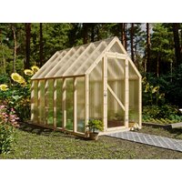 Fjordholz Gewächshaus Modell Greenline Basic 6,5 m