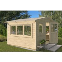 Fjordholz Gewächshaus aus Holz Modell 28 C