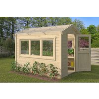 Fjordholz Gewächshaus aus Holz Modell 28 A