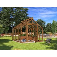 Lähe Premium Gewächshaus Modell Greenline Nr. 1