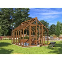 Lähe Premium Gewächshaus Modell Greenline Nr. 2