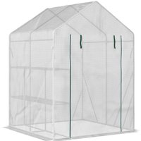 Outsunny Gewächshaus B/H/L: ca. 143x195x143 cm