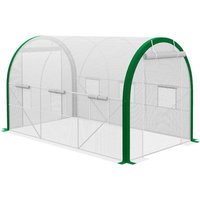 Outsunny Gewächshaus B/H/L: ca. 210x210x358 cm