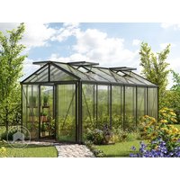 GFP 235 x 460 cm Gewächshaus, Pulverbeschichtet Anthrazit, RAL 7016 | Aktionsset - Profi 1 - (GFPV00201)