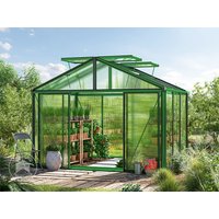 GFP 311 x 235 cm Gewächshaus, Pulverbeschichtet Grün, RAL 6005 | ohne Setangebot - (GFPV00242)