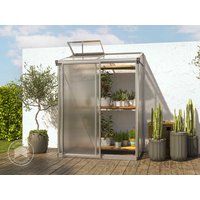 GFP 151 x 77 cm Anlehngewächshaus, Aluminium Natur - (GFPV00281)