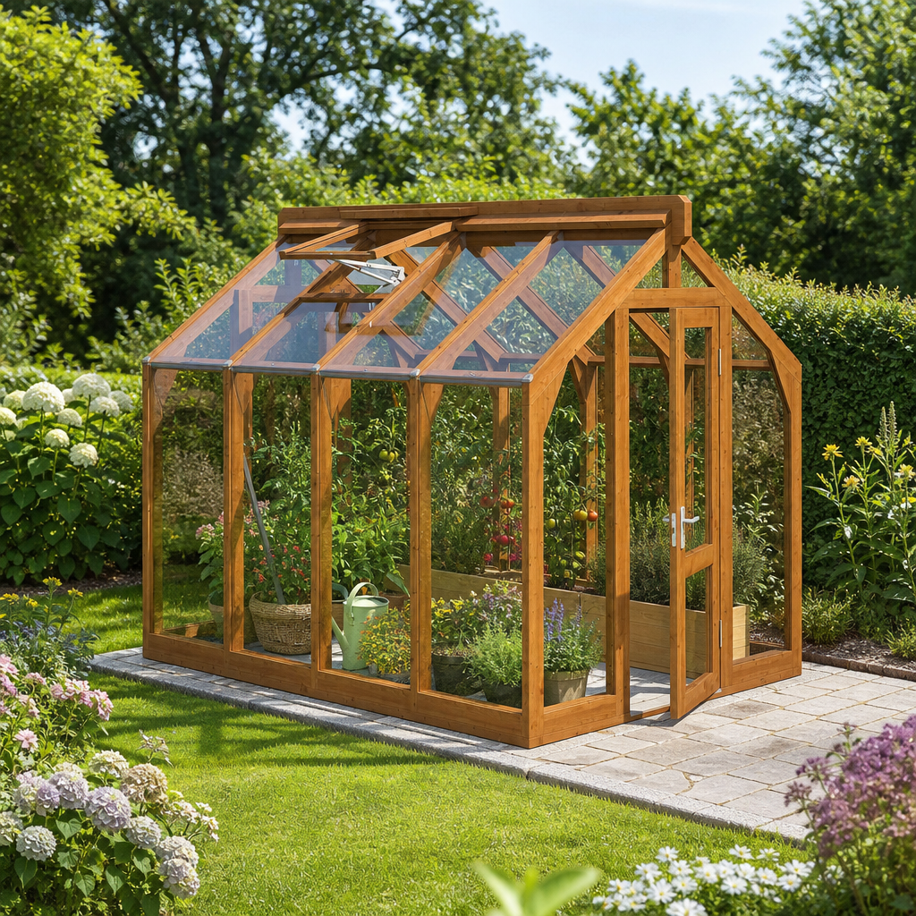 Lähe Premium Gewächshaus Modell Greenline ML-1 Lähe Premium Gewächshaus Modell Greenline ML-1