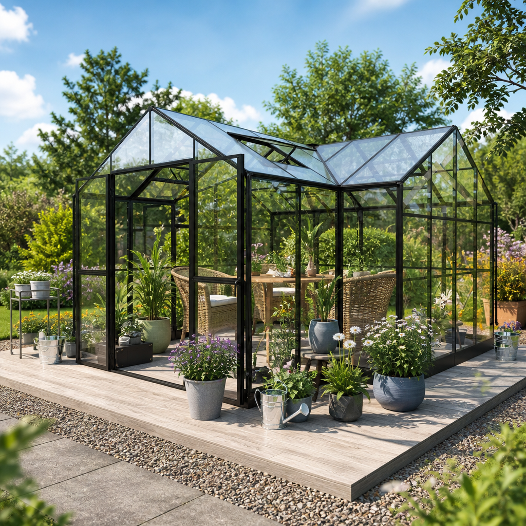 StarLine Gewächshaus Modell Orangerie 12,38 m² StarLine Gewächshaus Modell Orangerie 12,38 m²