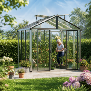 3 × 2 m | Gewächshaus HERA 263x199 cm, mit ESG Sicherheitsglas 4 mm, 2 Fenster, Doppeltür, Gewächshaus Aluminium, Tomatenhaus, Gartenhaus, Treibhaus, gewächshaus günstig, Glashaus | Plexiglas | Aluminiumrahmen | Doppelschiebetür | Einfachschiebetür Unkategorisiert online kaufen