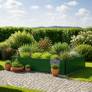 36% Rabatt ✓ 2 × 2 m | Hochbeet – Alu 195x150x39 cm, Designed in Austria