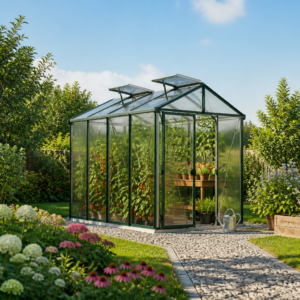 3 × 2 m | Gewächshaus 235x311 cm, 10 oder 12 mm, 2 Fenster, Einfachtür, DIAMAS 22, Gewächshaus Aluminium ideales Tomatenhaus und Gartenhaus | Aluminiumrahmen | Einfachschiebetür | Dachfenster Unkategorisiert online kaufen