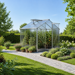 Gewächshaus Lilie 219 x 219 cm, Tomatenhaus 6 mm, Tomatengewächshaus aus Aluminium, ideales kleines Gewächshaus, GFP Gewächshaus, Gewächshaus 6 mm Unkategorisiert online kaufen