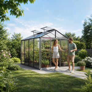 3 × 2 m | Gewächshaus 223x296 cm, 4 mm ESG, 2 Fenster, Einfachtür, MISTRAL 4, Gewächshaus Aluminium ideales Tomatenhaus und Gartenhaus | Aluminiumrahmen | Einfachschiebetür | Dachfenster Unkategorisiert online kaufen