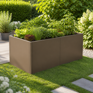 33% Rabatt ✓ 2 × 1 m | Hochbeet aus Stahl 186x100x80 cm, Matgerialstärke 2 mm Unkategorisiert online kaufen