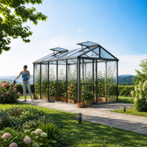Gewächshaus DIAMAS 235x385 cm, 16 mm, 4 Fenster, Einfachtür, Gewächshaus Aluminium, Tomatenhaus, Gartenhaus, Treibhaus, gewächshaus günstig, Glashaus Unkategorisiert online kaufen Gewächshaus DIAMAS 235x385 cm, 16 mm, 4 Fenster, Einfachtür, Gewächshaus Aluminium, Tomatenhaus, Gartenhaus, Treibhaus, gewächshaus günstig, Glashaus Unkategorisiert online kaufen