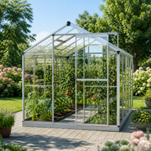 3 × 2 m | Gewächshaus Opal 192x317 cm, 4 mm ESG - Sicherheitsglas, 2 Fenster, Einfachtür, Gewächshaus Aluminium, Tomatenhaus, Gartenhaus, Treibhaus, Gewächshaus günstig, Glashaus | Einfachschiebetür | Dachfenster Unkategorisiert online kaufen