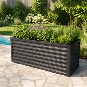 31% Rabatt ✓ 2 × 1 m | Hochbeet Stahl 150x60x60 cm - einfache Montage Unkategorisiert online kaufen