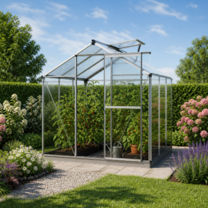 36% Rabatt ✓ 2 × 2 m | Gewächshaus 192x192 cm | Dachfenster | mit Dachrinne Unkategorisiert online kaufen