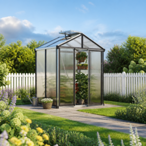 2 × 1 m | Gewächshaus COMPACT 199 x 137 cm, mit 10 oder 16 mm Doppelstegplatten, 1 Fenster, Einfachtür, Gewächshaus Aluminium, Tomatenhaus, Gartenhaus, Treibhaus, gewächshaus günstig, Glashaus | Aluminiumrahmen | Dachfenster Unkategorisiert online kaufen