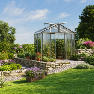 3 × 1 m | Gewächshaus HERA 2 263x138 cm, mit 16 mm Doppelstegplatten, 2 Fenster, Doppeltür, Gewächshaus Aluminium, Tomatenhaus, Gartenhaus, Treibhaus, Gewächshaus günstig, Glashaus | Plexiglas | Aluminiumrahmen | Doppelschiebetür | Einfachschiebetür Unkategorisiert online kaufen