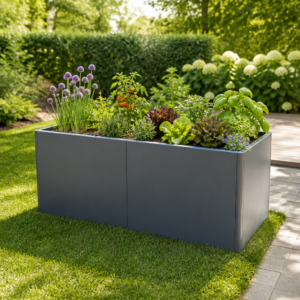 33% Rabatt ✓ 2 × 1 m | Hochbeet aus Stahl 186x100x80 cm, Matgerialstärke 2 mm Unkategorisiert online kaufen