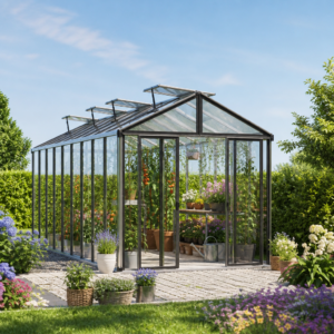 6 × 3 m | Gewächshaus HERA 263x575 cm, mit ESG Sicherheitsglas 4 mm, 5 Fenster, Doppeltür, Gewächshaus Aluminium, Tomatenhaus, Gartenhaus, Treibhaus, gewächshaus günstig, Glashaus | Plexiglas | Aluminiumrahmen | Doppelschiebetür | Einfachschiebetür Unkategorisiert online kaufen