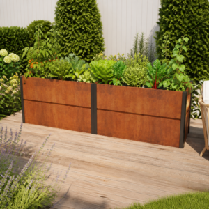 26% Rabatt ✓ 3 × 1 m | Cortenstahl Hochbeet 300x85x77 cm | 30 mm Wandpaneele & Nagerschutz Unkategorisiert online kaufen