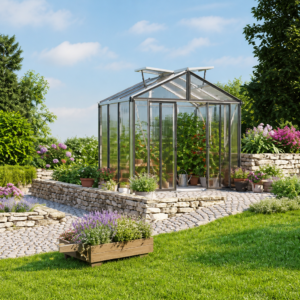 3 × 2 m | Gewächshaus HERA 3 263x199 cm, mit 16 mm Doppelstegplatten, 2 Fenster, Doppeltür, Gewächshaus Aluminium, Tomatenhaus, Gartenhaus, Treibhaus, Gewächshaus günstig, Glashaus | Plexiglas | Aluminiumrahmen | Doppelschiebetür | Einfachschiebetür Unkategorisiert online kaufen