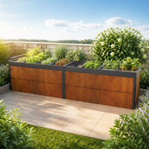 26% Rabatt ✓ 3 × 1 m | Cortenstahl Hochbeet 300x100x77 cm | 30 mm Wandpaneele & Nagerschutz Unkategorisiert online kaufen