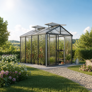 3 × 2 m | Gewächshaus DIAMAS 235x311 cm, 16 mm, 4 Fenster, Einfachtür, Gewächshaus Aluminium, Tomatenhaus, Gartenhaus, Treibhaus, gewächshaus günstig, Glashaus | Aluminiumrahmen | Einfachschiebetür | Dachfenster Unkategorisiert online kaufen