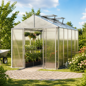 GFP 222 x 365 cm Gewächshaus, Aktionsset - Profi 2 | Polycarbonat | Doppelschiebetür | Dachfenster Unkategorisiert online kaufen